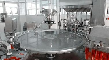 Automated Stand Up Pouch Filling & Capping Unit Making Machine / Production Line